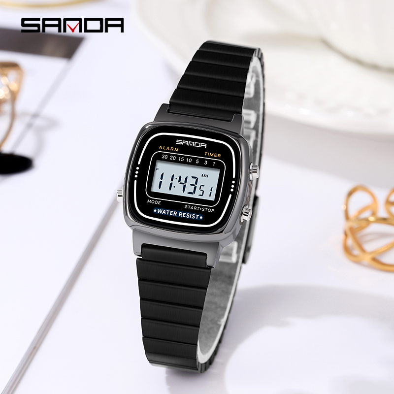 Women Fashion Zone - SANDA 6053 Electronic Watch Fashion Gifts