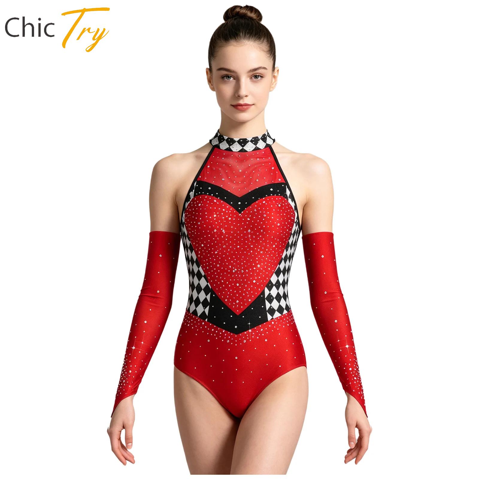 Sleeveless Jumpsuit - Heart Clown Queen Dress Up Halloween