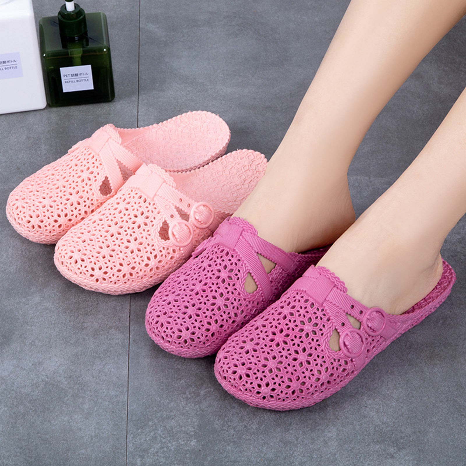 Women Fashion Store - Wrap-Toe Breathable Slippers Summer Outdoor Perforated
