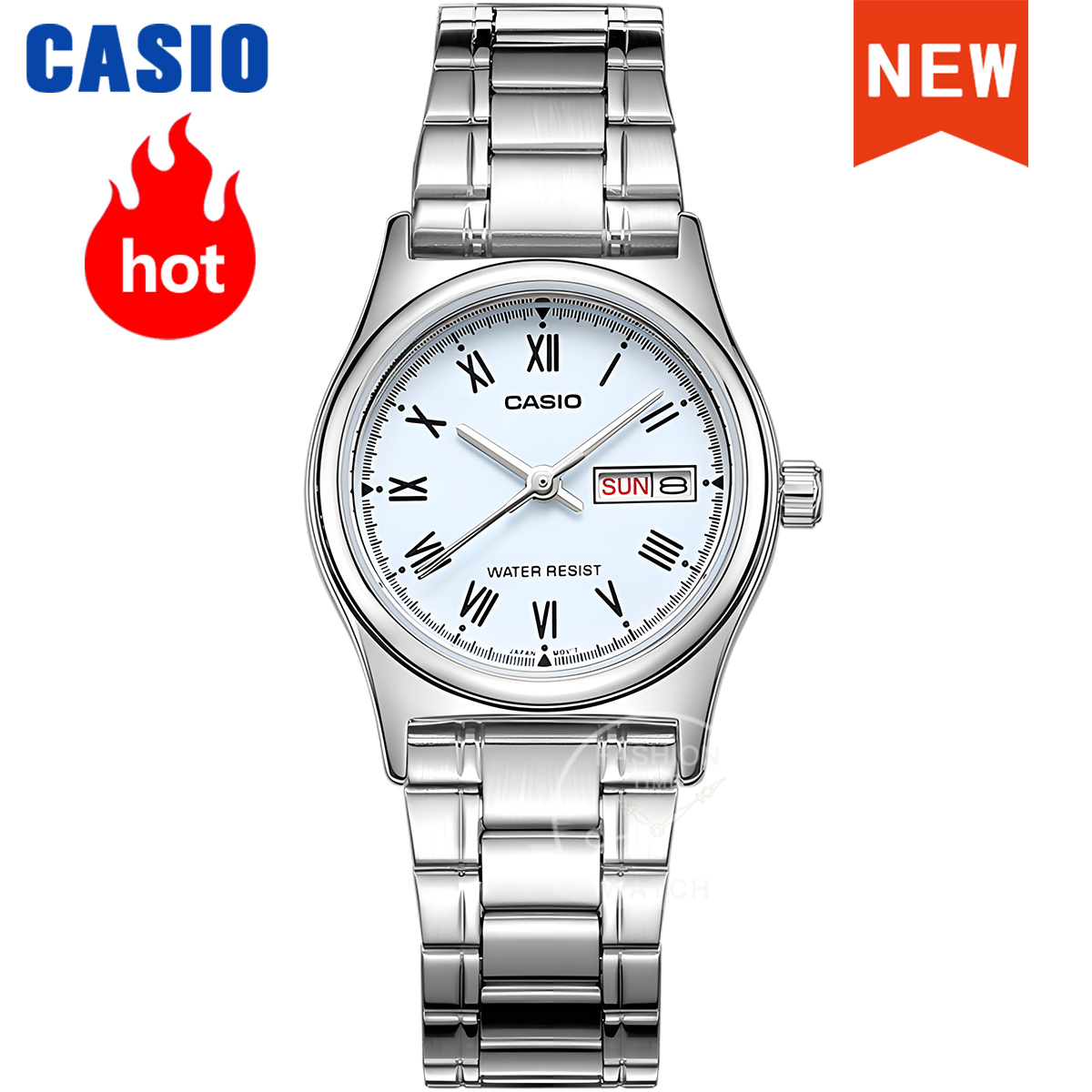 Women Fashion Zone - Casio women watche LTP-V006D-2B Waterproof Quartz