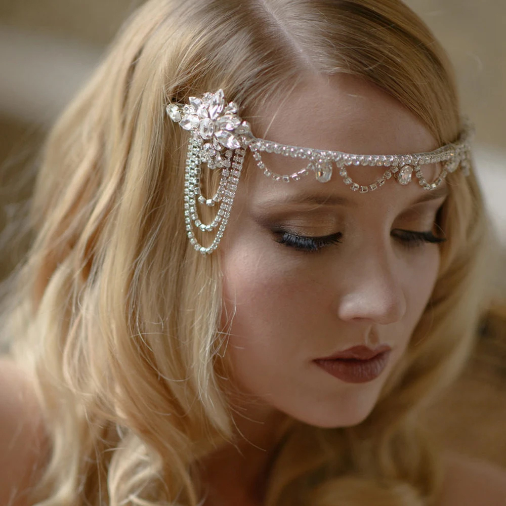 Women'S Fashion Of The 1920S - Stonefans Vintage Crystal Gatsby Headband 1920s