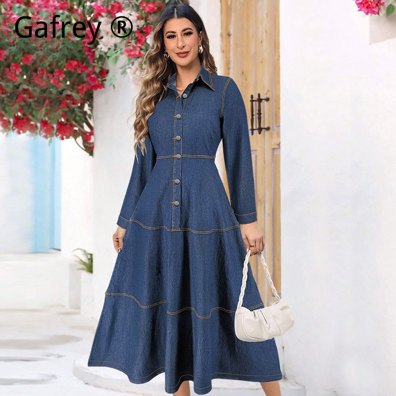 New Fashion Denim Jean Shirt D - Women Fashion Jeans recension och pris