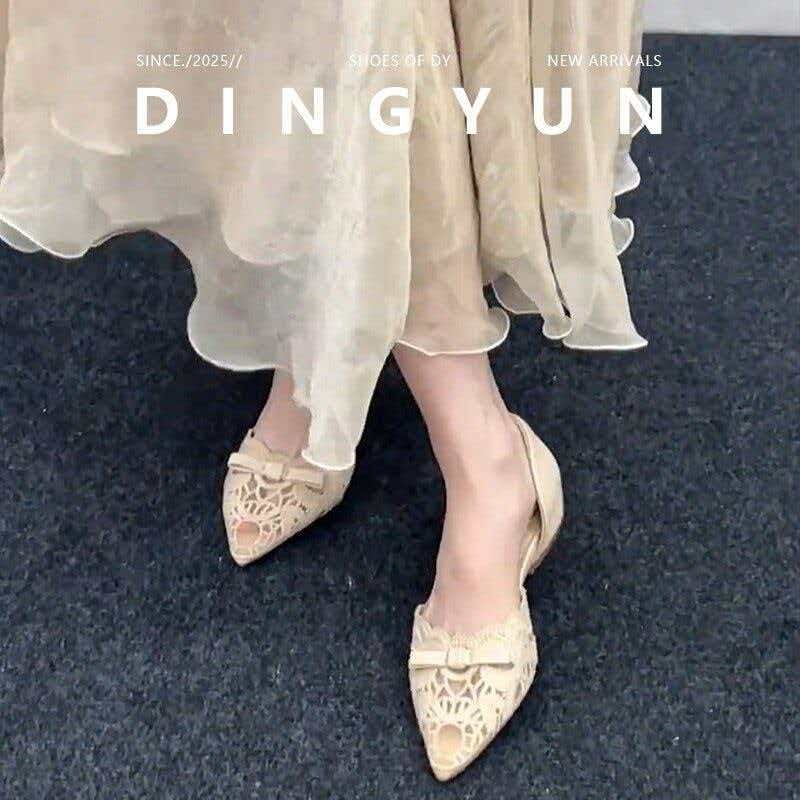 French-style Gentle Bow High-h - Women'S Fashion Spring Summer 2026 recension och pris