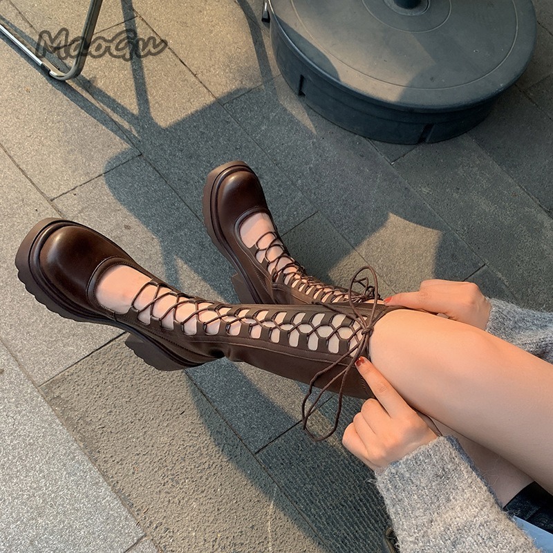 Summer Women Knee-High Boots F - Women'S Fashion Knee High Boots recension och pris