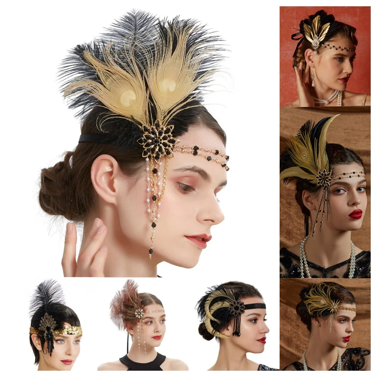 Rhinestone HairBand 1920s Vint - Women'S Fashion Of The 1920S recension och pris