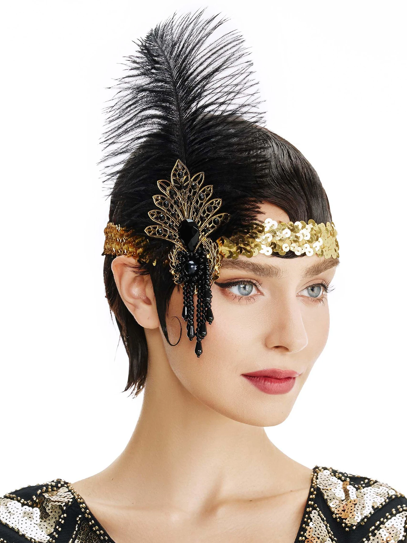 Rhinestone HairBand 1920s Vint - Women'S Fashion Of The 1920S recension och pris