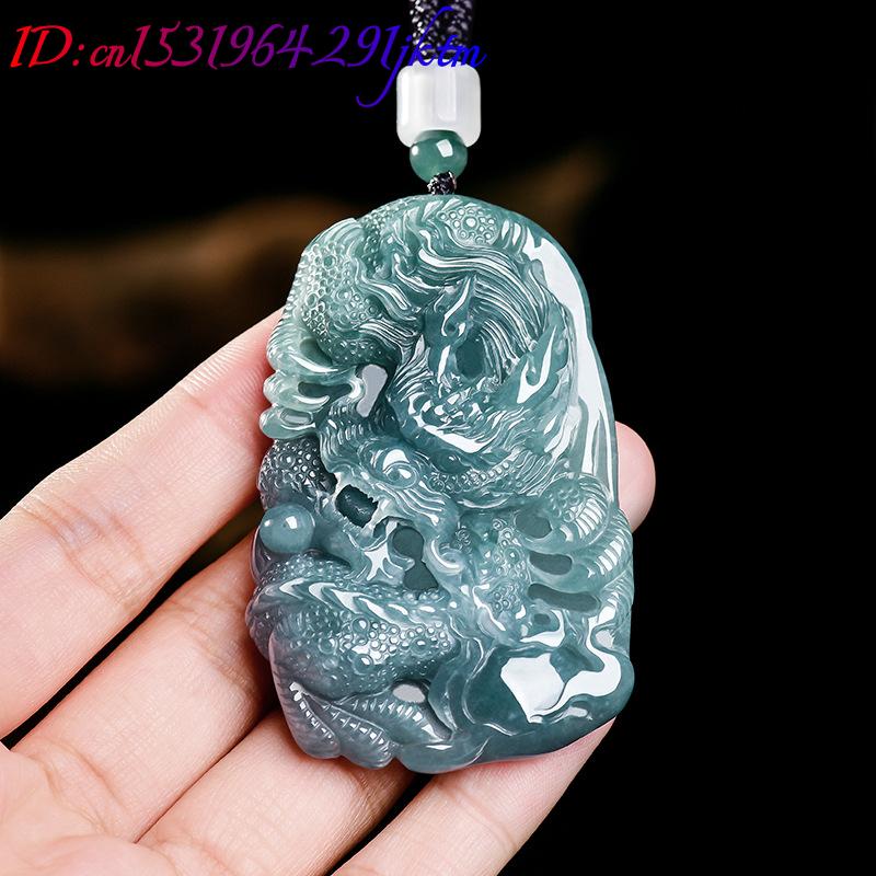 Natural Burmese Jadeite Dragon - Women Fashion Designers recension och pris
