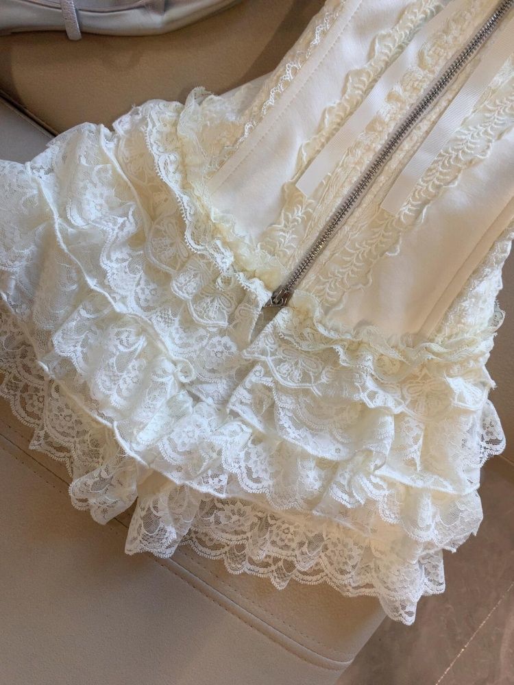 Cute Desire Lace Bustier Top H - V Neck Cami Top recension och pris