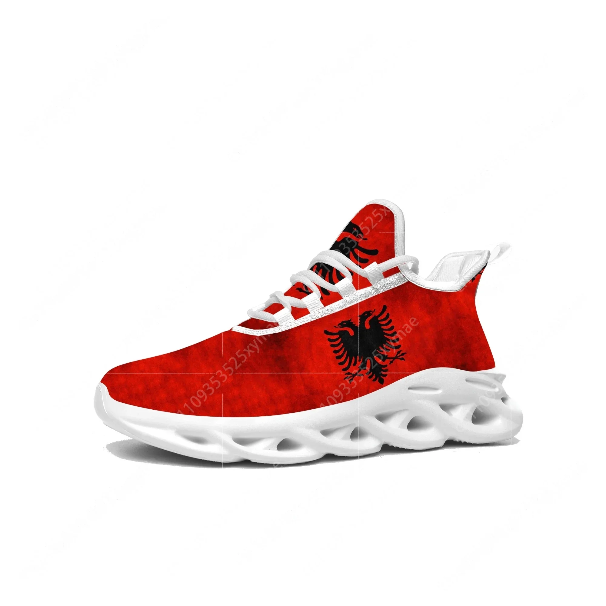 Albanian Flag Flats Sneakers M - Women'S Fashion Running Shoes recension och pris