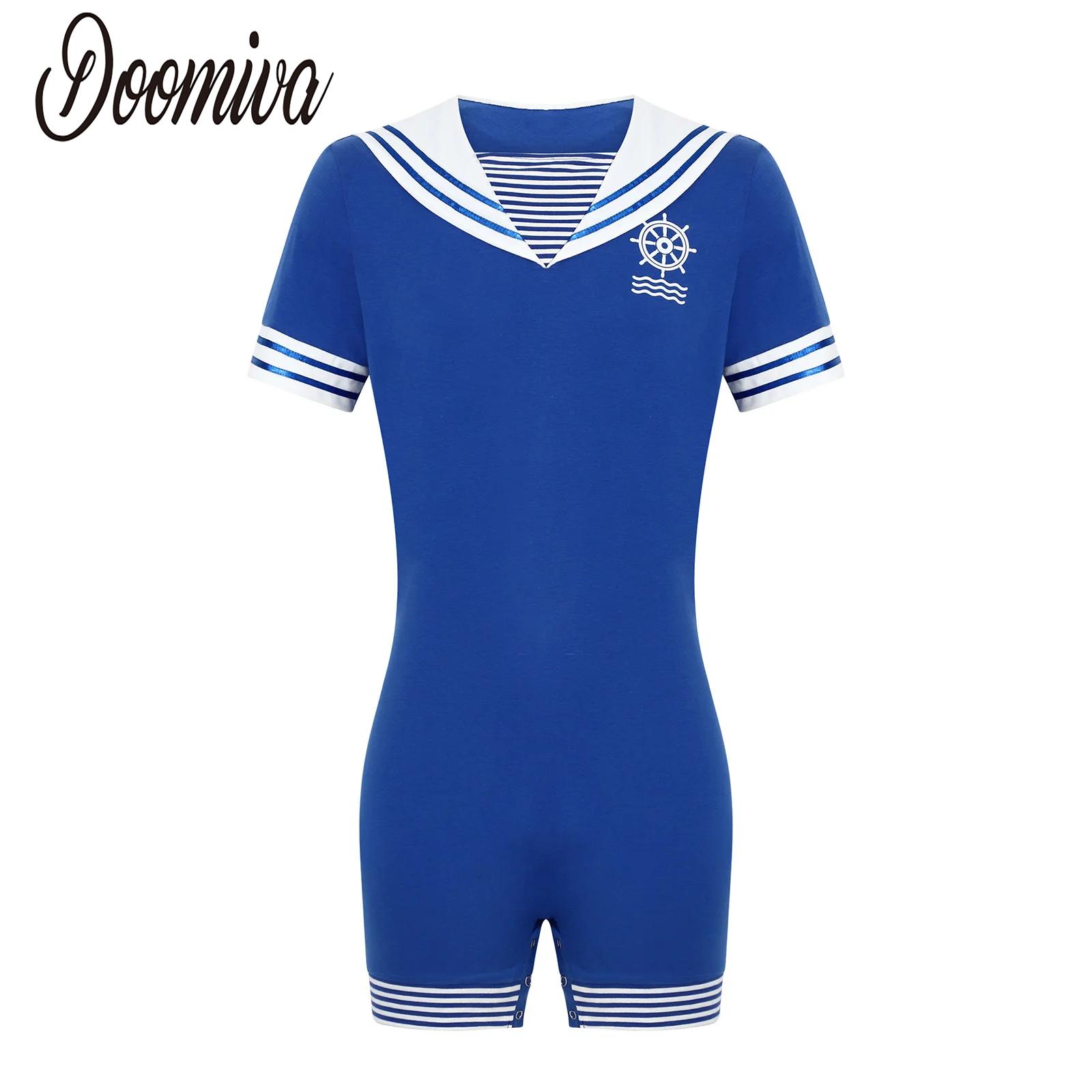 Men Navy Collar Rompers for Ha - Sleeveless Jumpsuit recension och pris