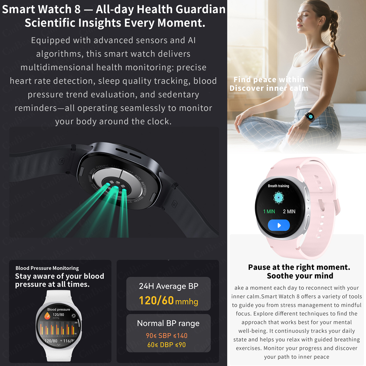 2026 New Watches 8 Mini GPS Tr - Women Fashion Zone recension och pris