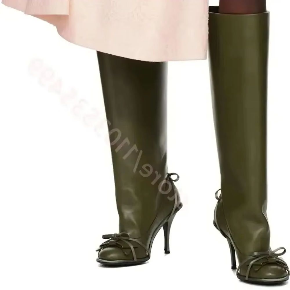 2026 Autumn Green Round Bow Kn - Women Fashion Model recension och pris