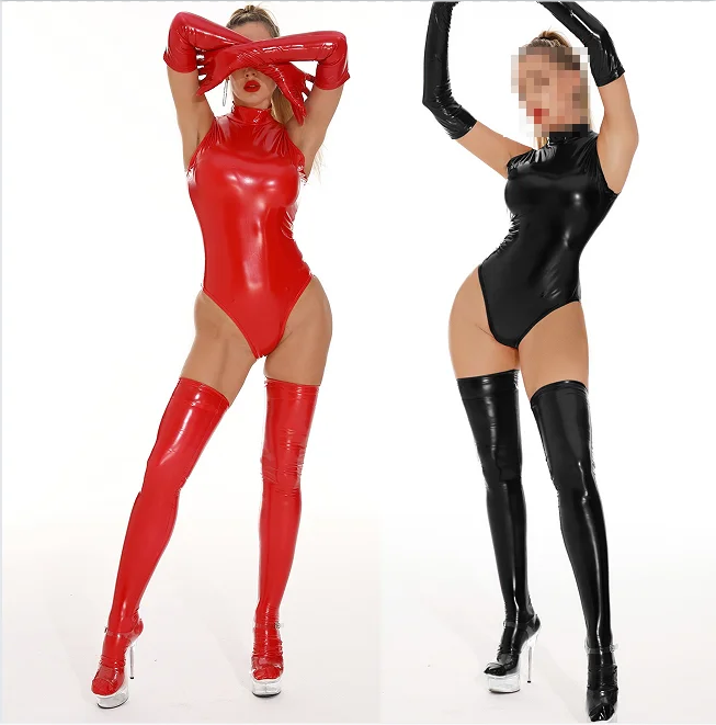 Handmade Sexy Natural Latex Sl - Sleeveless Jumpsuit recension och pris