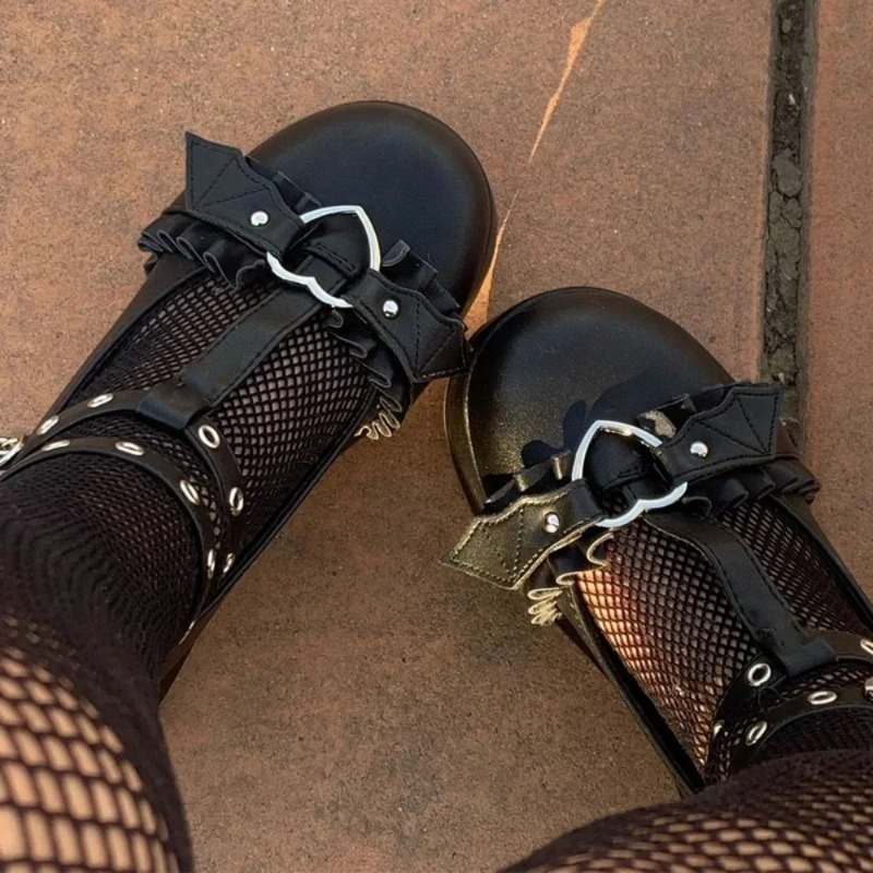 New Sweet Heart Buckle Wedges  - Women Fashion Store recension och pris