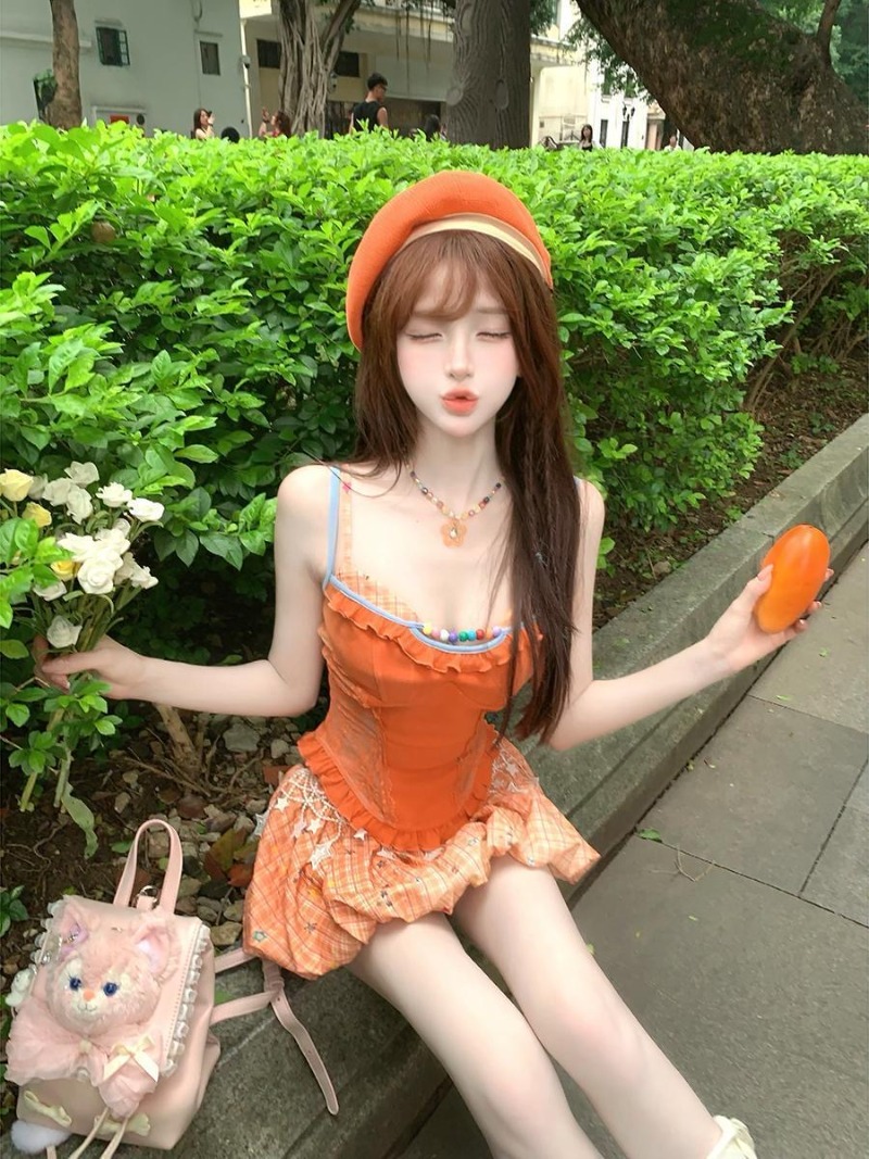 Summer New Orange Dopamine Swe - Asymmetric Top Women recension och pris