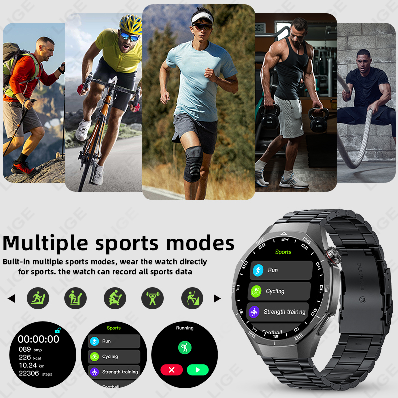 LIGE ECG Smart Watch For Andro - Women Fashion Zone recension och pris