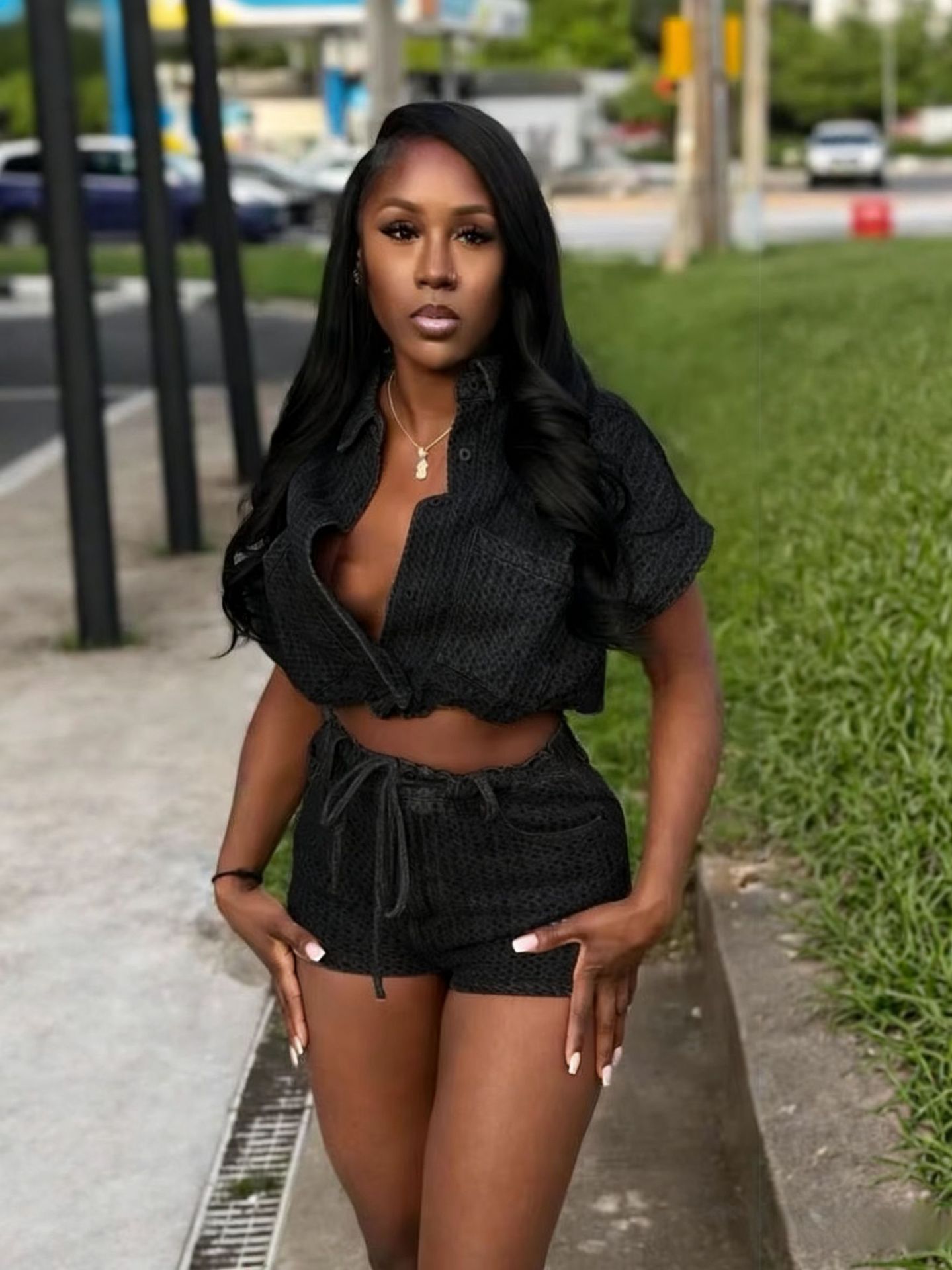 Chic Summer 2 Piece Sets Denim - Women Fashion Jeans recension och pris