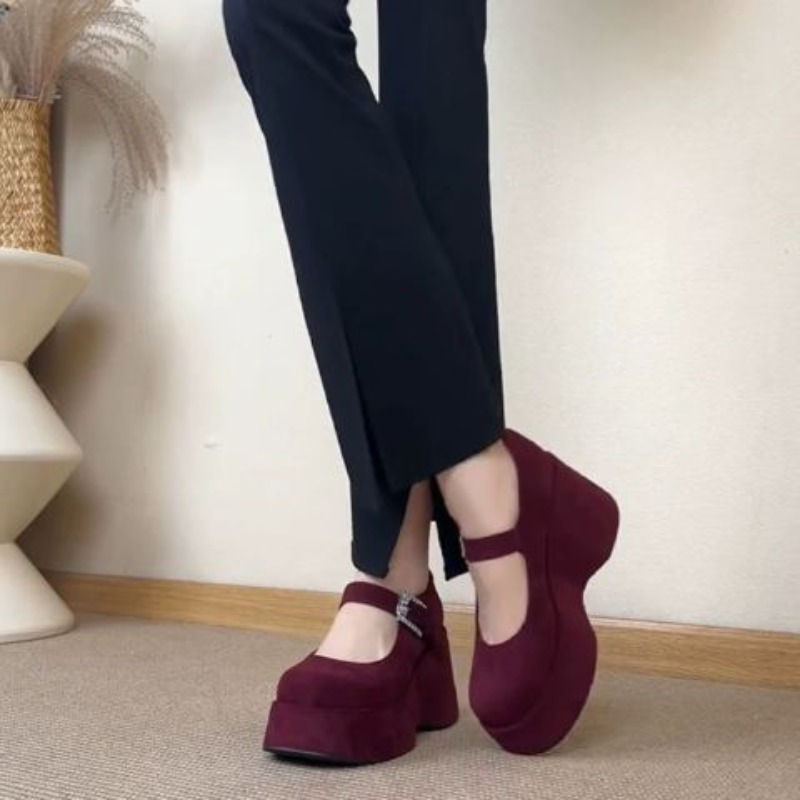 Thick Platform Mary Jane Shoes - Women'S Fashion Korea recension och pris