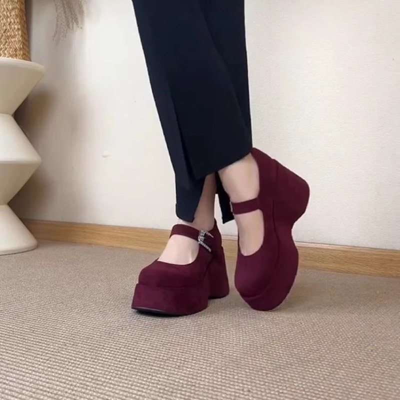 Thick Platform Mary Jane Shoes - Women'S Fashion Korea recension och pris
