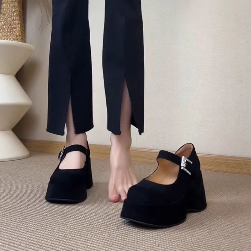 Thick Platform Mary Jane Shoes - Women'S Fashion Korea recension och pris