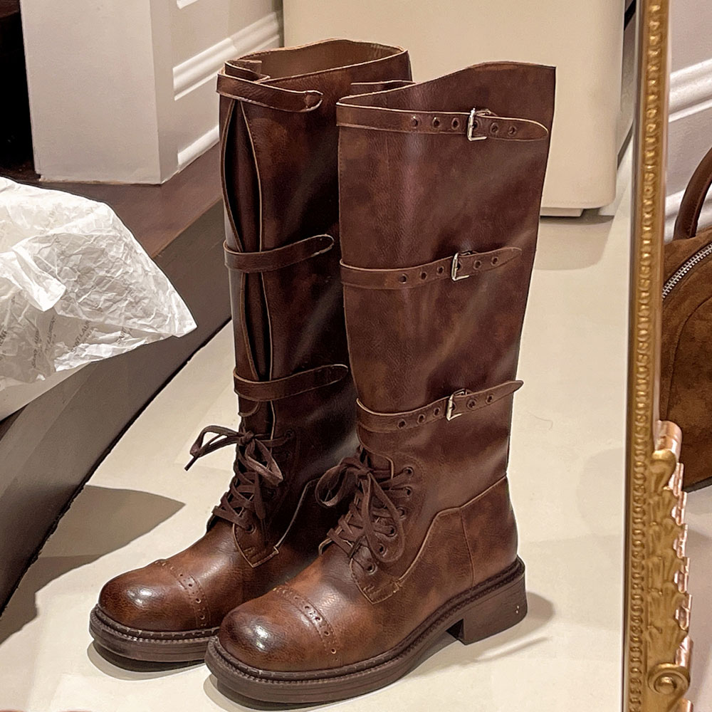 Women's Knee High Boots Vintag - Women'S Fashion Riding Boots recension och pris