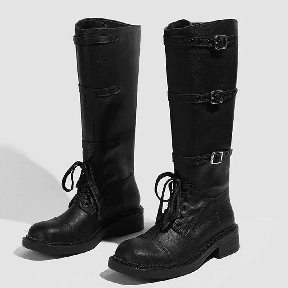 Women's Knee High Boots Vintag - Women'S Fashion Riding Boots recension och pris