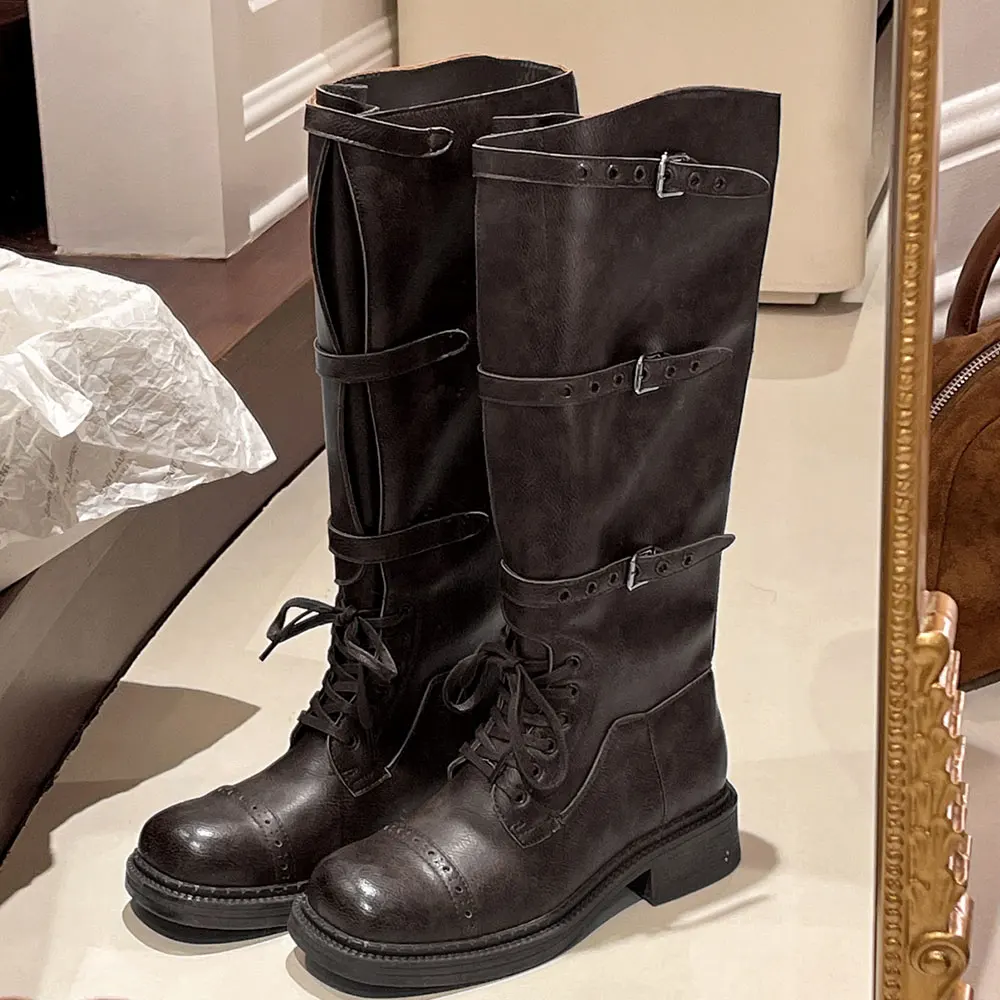 Women's Knee High Boots Vintag - Women'S Fashion Riding Boots recension och pris