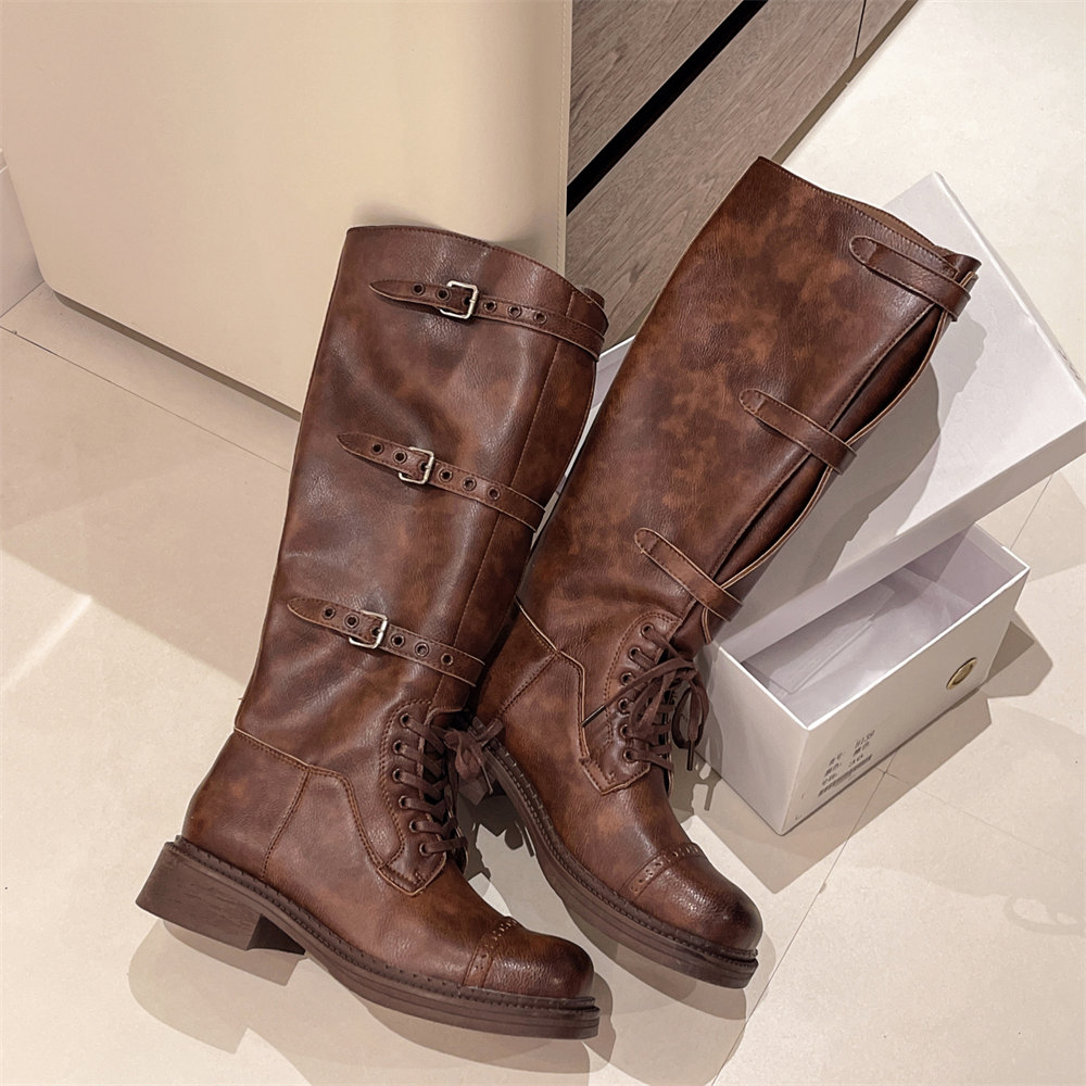 Women's Knee High Boots Vintag - Women'S Fashion Riding Boots recension och pris