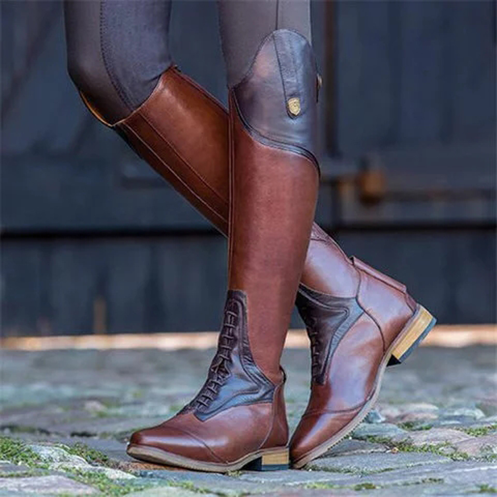 Knee High Boot Casual Boot Fas - Women'S Fashion Riding Boots recension och pris