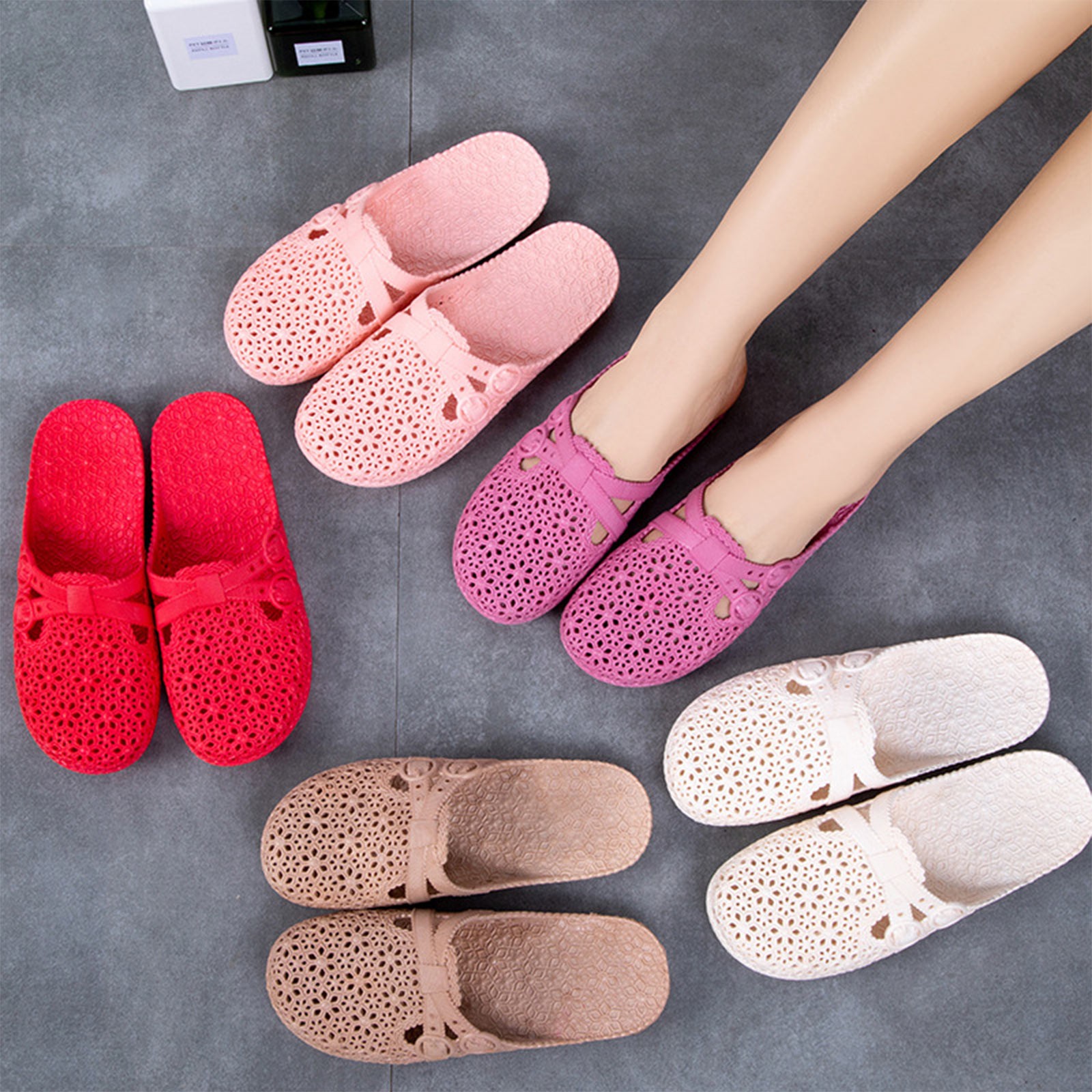 Wrap-Toe Breathable Slippers S - Women Fashion Store recension och pris