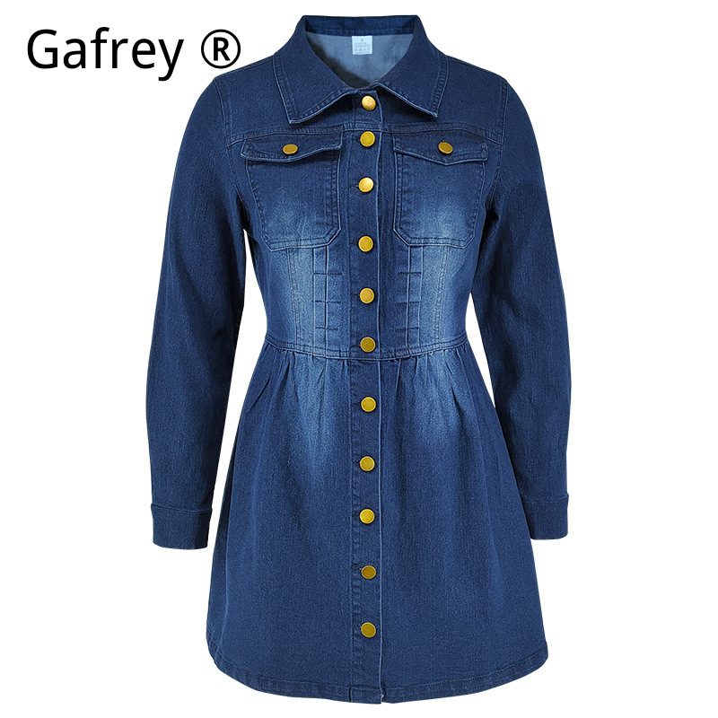 Women New Long Sleeve Denim Dr - Women Fashion Jeans recension och pris