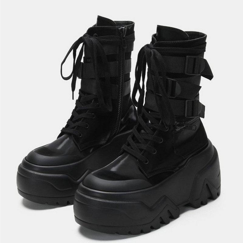 Hot Fashion Women Chunky Platf - Women'S Fashion Korea recension och pris