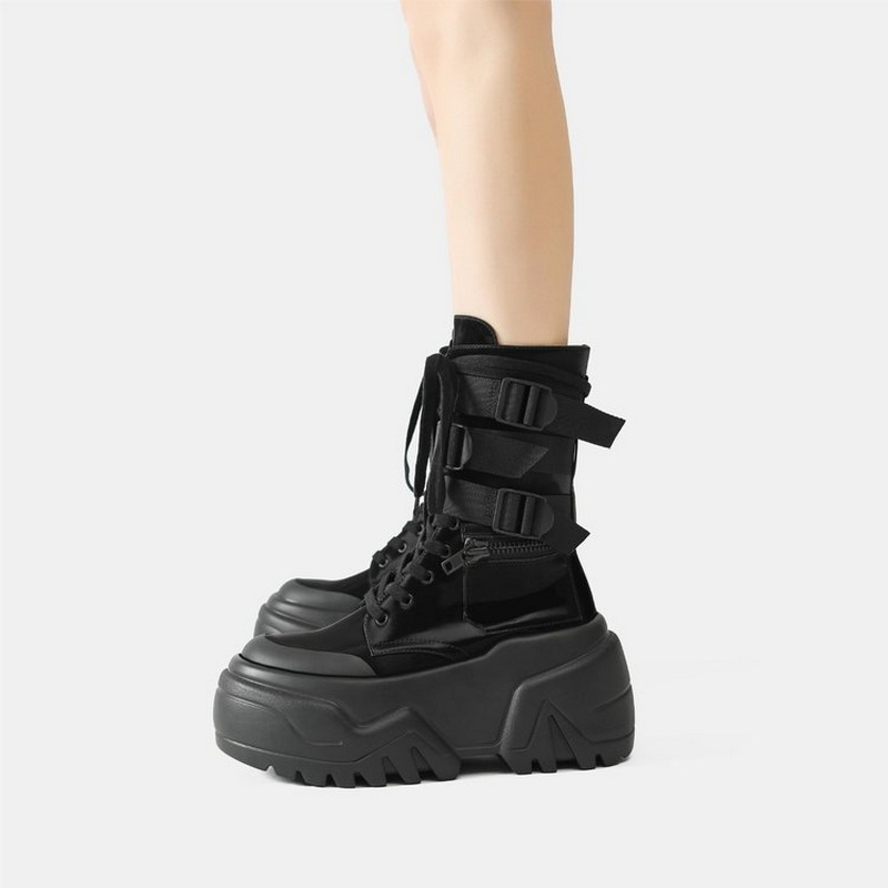 Hot Fashion Women Chunky Platf - Women'S Fashion Korea recension och pris