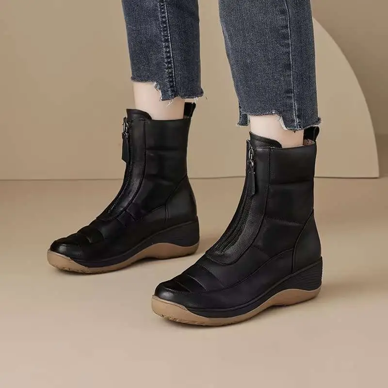 Booties Round Toe Waterproof W - Sale Fashion Women recension och pris