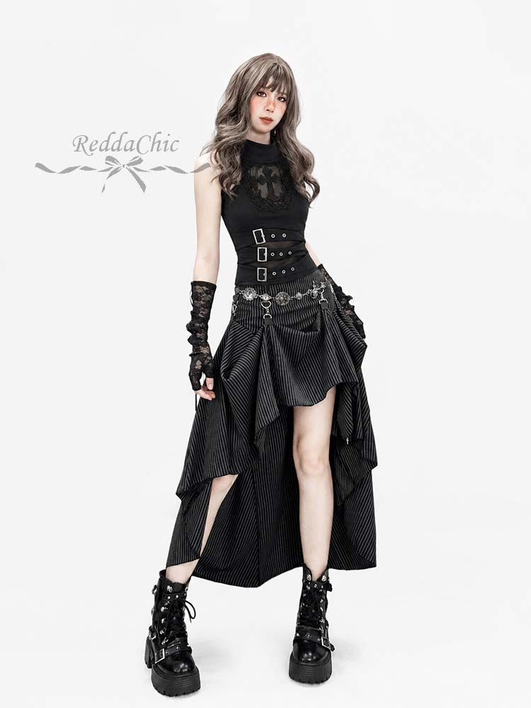 REDDACHiC Gothic Cross Tank To - Asymmetric Top Women recension och pris
