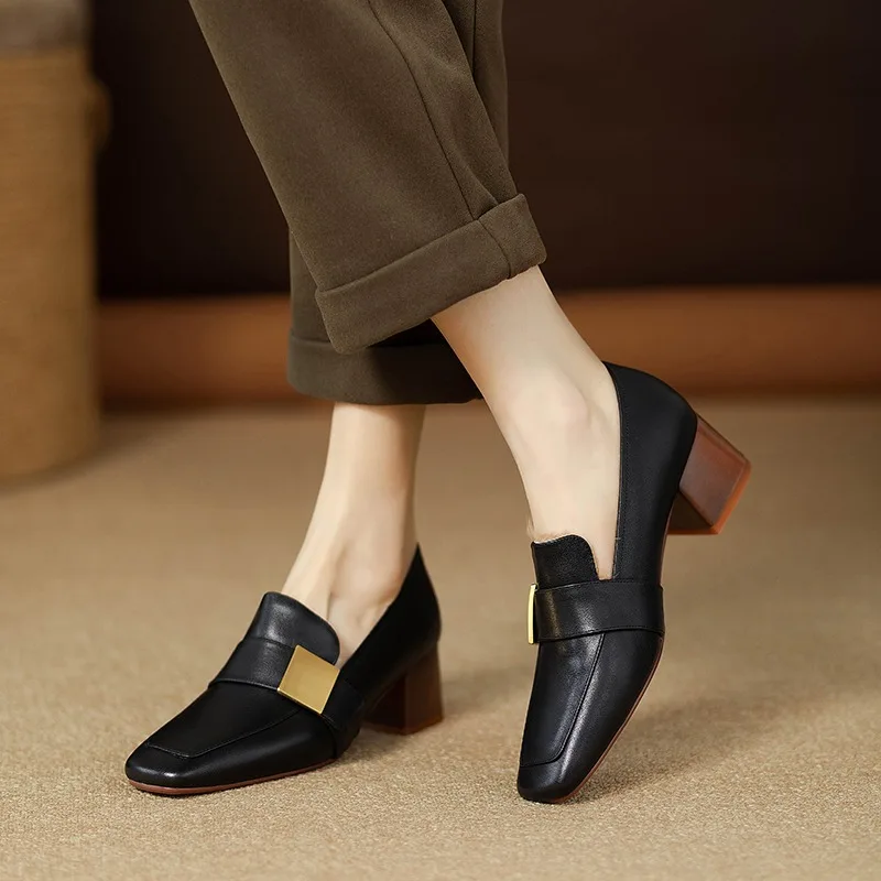 women Fashion Leather Pumps El - Women Fashion Jeans recension och pris