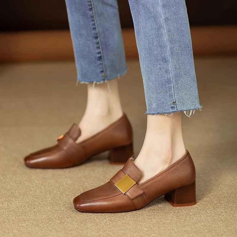 women Fashion Leather Pumps El - Women Fashion Jeans recension och pris