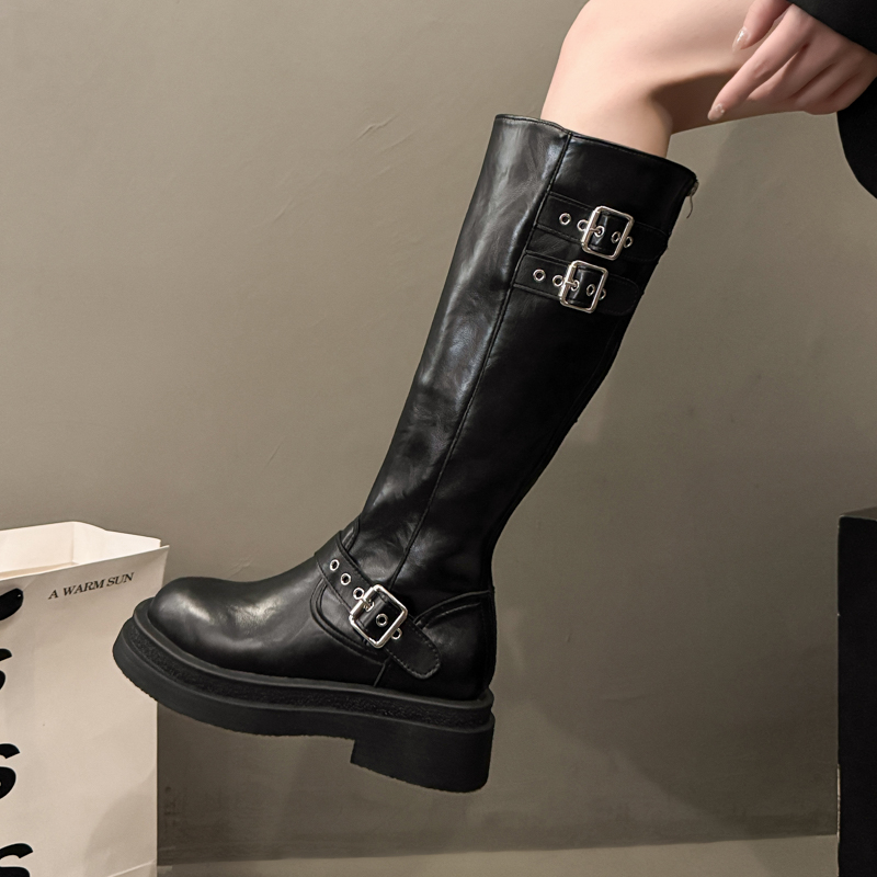 Fashionable and Versatile 7CM  - Women'S Fashion Riding Boots recension och pris