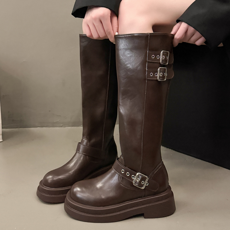 Fashionable and Versatile 7CM  - Women'S Fashion Riding Boots recension och pris