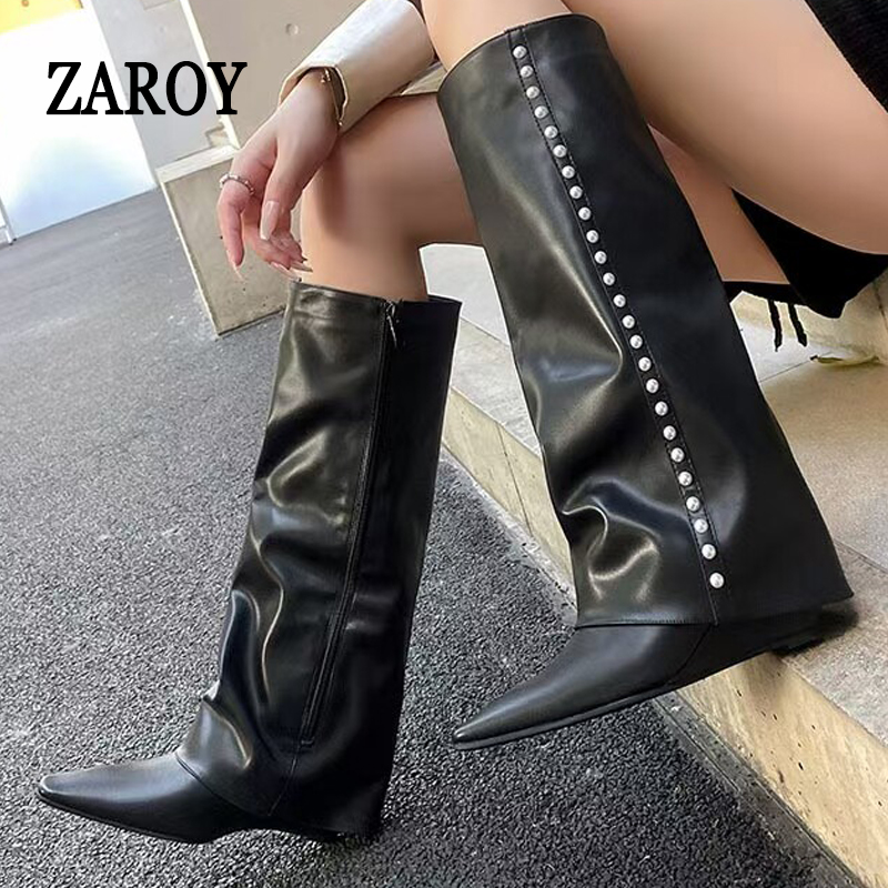 ZAROY Women Boots Winter Fashi - Women'S Fashion Knee High Boots recension och pris