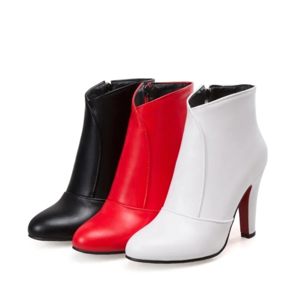 Botas De Mujer Round Toe Ankle - Women'S Fashion Riding Boots recension och pris