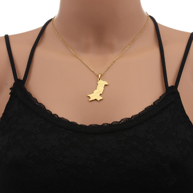 Pakistan Map With City Pendant - Women Fashion Pakistan recension och pris