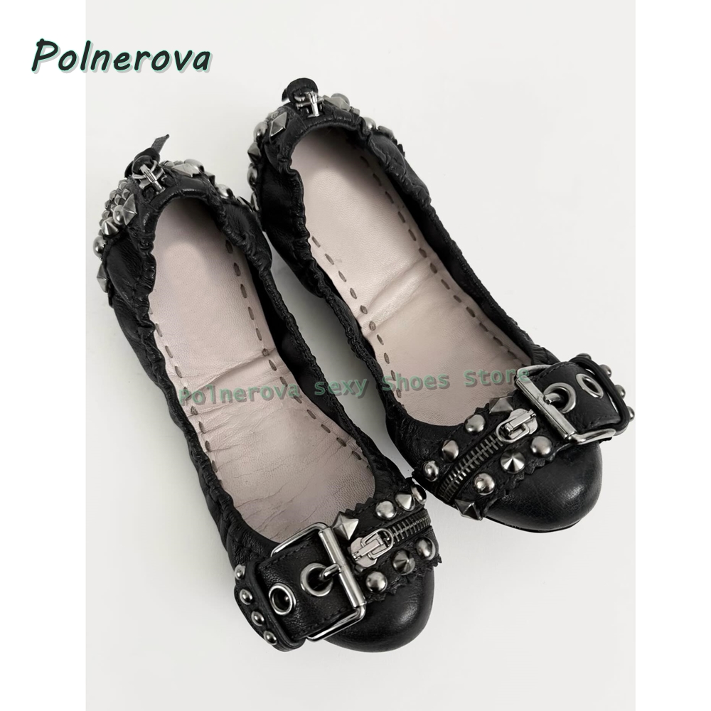 Rivet Belt Buckle Mary Jane Sh - Women'S Fashion Spring Summer 2026 recension och pris