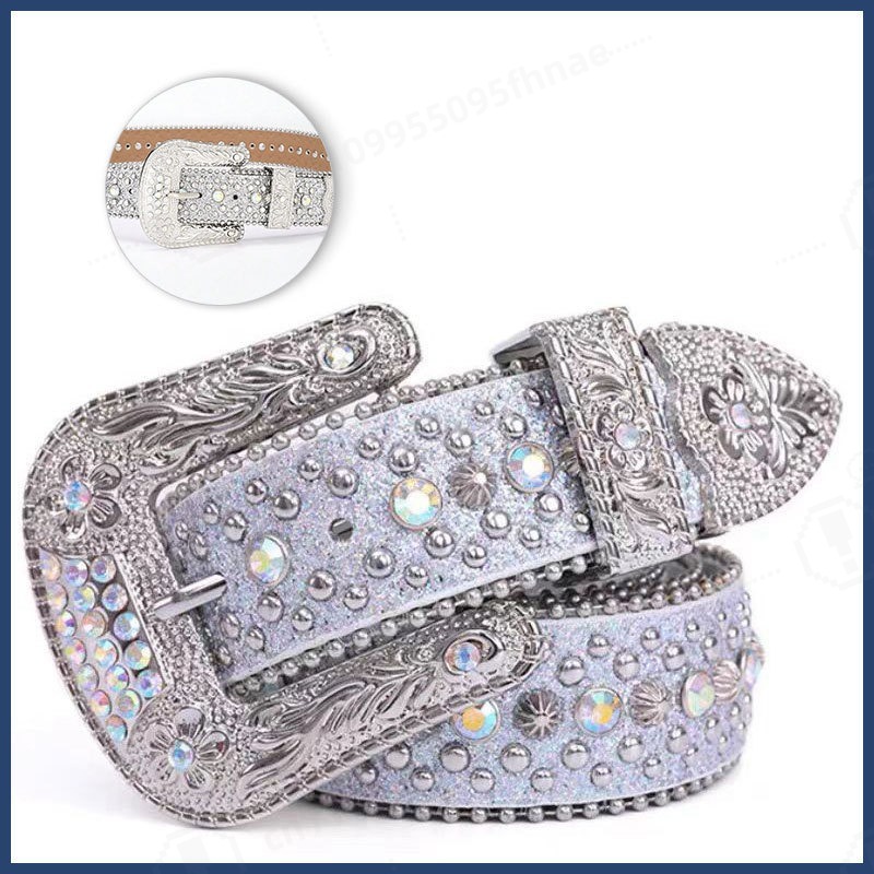 Y2K Style Rhinestone Belt For  - Women Fashion Jeans recension och pris