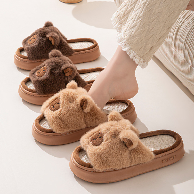 Hemp Cartoon Women's Slippers  - Women Fashion Store recension och pris