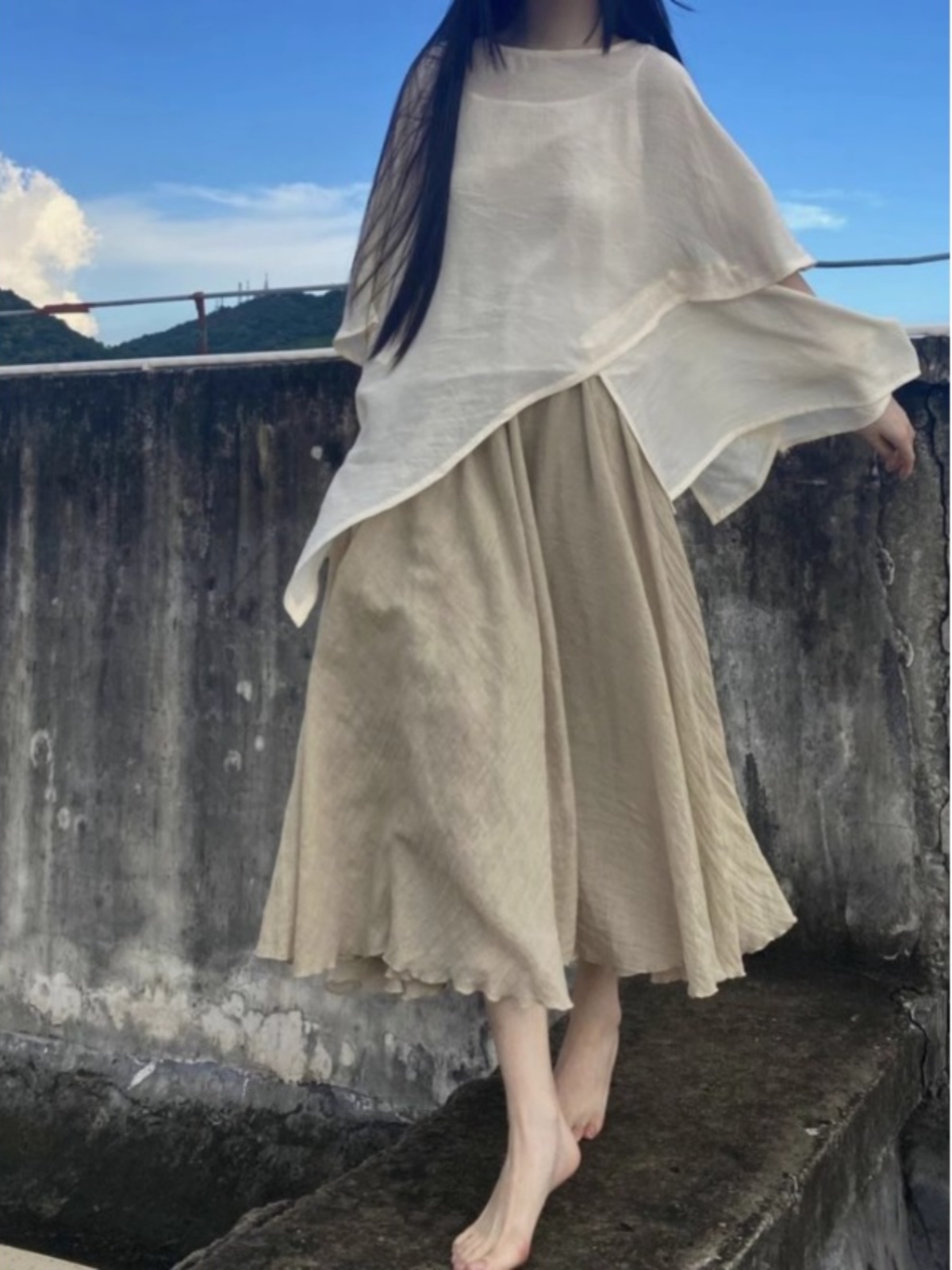 Loose Chinese Style Buddhist Z - Asymmetric Top Women recension och pris