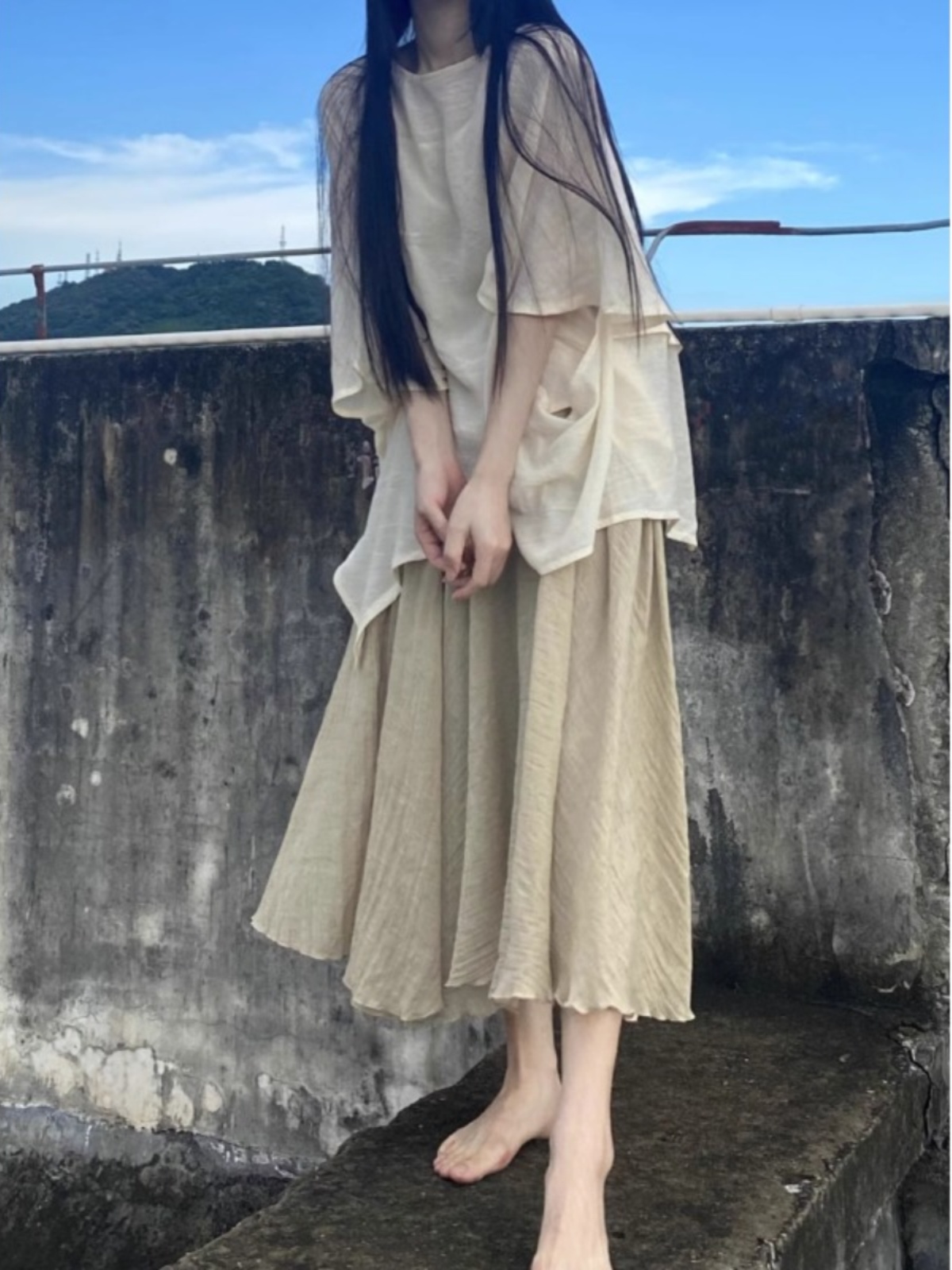 Loose Chinese Style Buddhist Z - Asymmetric Top Women recension och pris