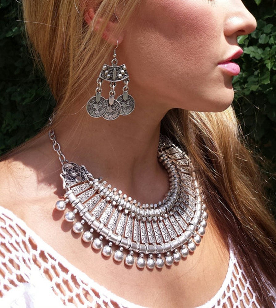 Vintage Silvery Beach Coins Ch - Women Fashion Pakistan recension och pris