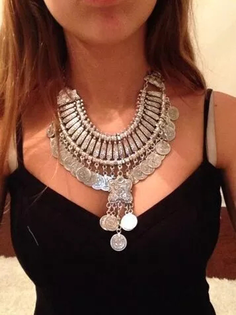 Vintage Silvery Beach Coins Ch - Women Fashion Pakistan recension och pris