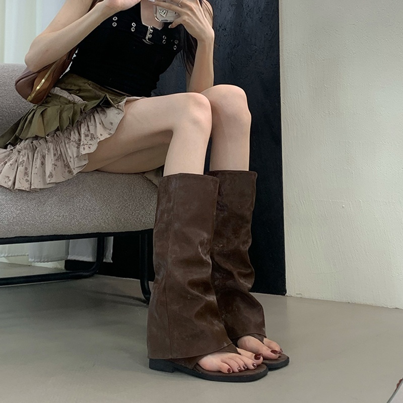 Hollow Out Women's Boots Velve - Women'S Fashion Korea recension och pris